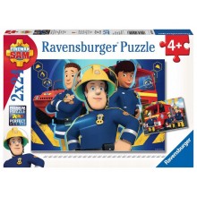 Puzzle STRAŻAK SAM 2w1 2x24 el. Ravensburger 4+